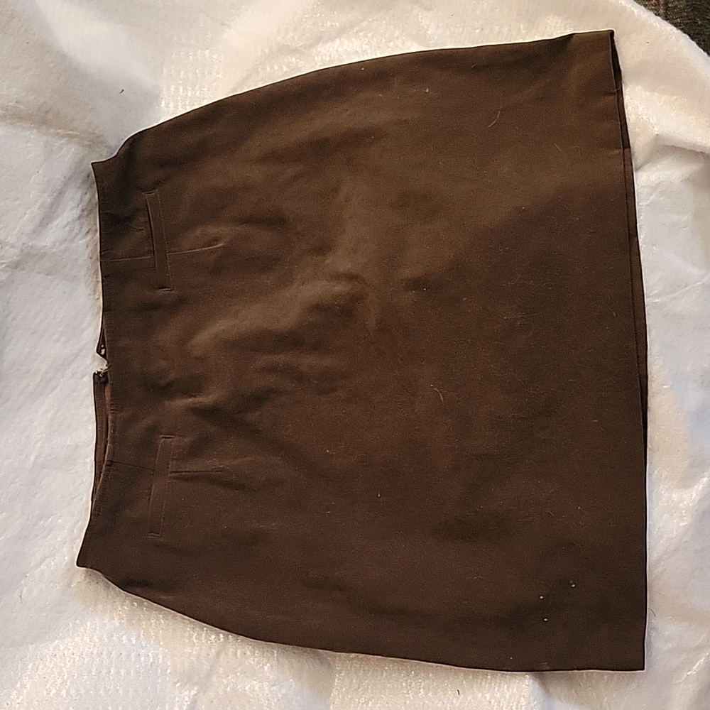 Suede like skirt